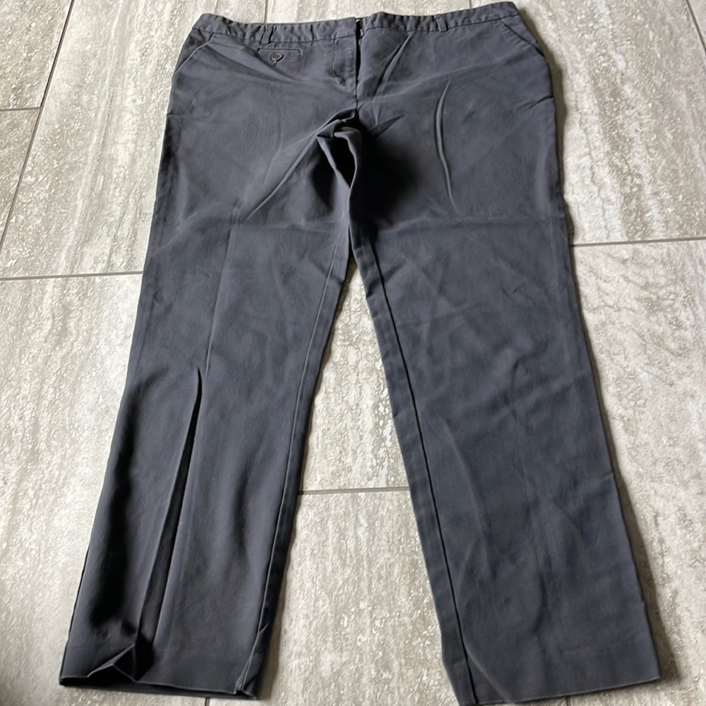 Van Heusen studio,gray,,14,skinny leg,long pants with 5 pockets for women